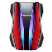 Disco Duro Externo Adata HD770G 1 TB RGB USB 3.2 Color Rojo