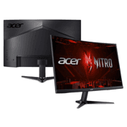 Monitor Acer 27" Gaming Nitro ED271 P3biipx Curvo FHD VA 180Hz AMD FreeSync Premium Bocinas 3 Años de Garantía