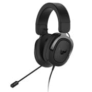 Audífonos Asus TUF Gaming H3 Gun Metal 3.5mm Stereo Virtual 7.1 con Mic Compatible PC Mac PS5 XBOX NSwitch Gris Negro