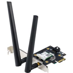 Tarjeta de Red Asus Interna Inalambrica PCE-AX3000 Dual Band 2.4Ghz 5Ghz WiFi 6 BT 5.0 PCI Express 2xAntenas Externas