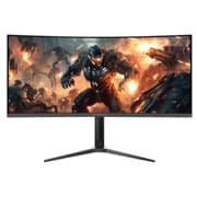 Monitor Balam Rush 34" Gaming Curvo Ultra Explorer MXT34P 34VA UWQHD R1500 HDR Altura Ajustable HDMI DP VES