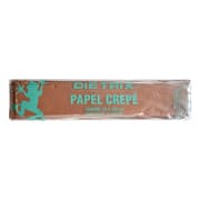 Papel Crepe Dietrix 50x200cms Cafe Paquete con 10 Hojas