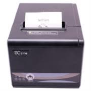 Impresora Ecline Termica Velocidad de Impresion 250mm/s Papel 80mm Corte Automatico Interfaz USB+Serial+Ethernet