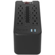 Regulador Automático de Voltaje Forza FVR-1221 1200VA/600W 8 Salidas 2 Puertos USB 120V