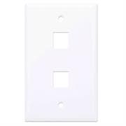 Tapa Intellinet para Caja 2 Perforaciones Color Blanco