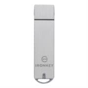 Memoria USB Kingston IronKey S1000 Flash 32GB Encriptado Criptochip Integrado Color Plata