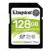 Memoria MicroSD Kingston Canvas Select Plus 128 GB 100R C10 UHS-I U3 V30