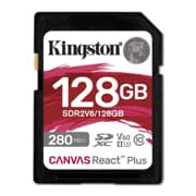 Memoria MicroSDXC KINGSTON 128GB Canvas React Plus UHS-II 280R/100W U3 V60 for Full HD/4K
