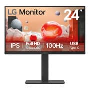 Monitor LG 24 pugadas 24BA650-B Led  1920X1080  IPS 100Hz KVM integrado HDMI DP USB  USB TIPO C altavoces integrados