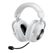 Audifonos Diadema Inalámbricos Logitech Pro X 2 Lightspeed Micrófono Desmontable Blanco
