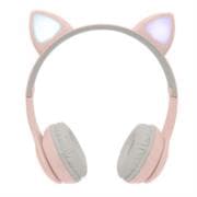 Diadema Perfect Choice Catto Inalámbrica con Luz para Niños Color Rosa