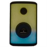 Bocina Perfect Choice Rampage Profesional Portable RGB 30W Color Negro