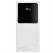 Power Bank Perfect Choice Carga Rápida 10000 mAh 22.5W 4 Puertos USB Micro/A/C Color Blanco