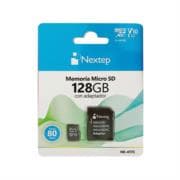 Memoria Micro SD Nextep 128GB Clase 10 UHS U1 c/Adaptador