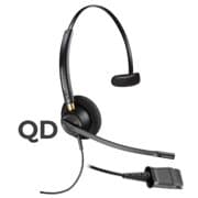 Auriculares POLY EncorePro 510 con Auricular Monoaural con Quick Disconnect TAA-US