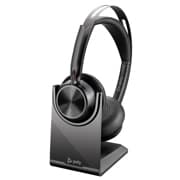 Audifonos Poly Voyager Focus 2 USB-C-C Headset +USB-C/A Adapter +Charging Stand