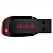 Memoria USB SanDisk Flash Cruzer Blade 16GB USB 2.0 Color Negro SDCZ50-016G-B35