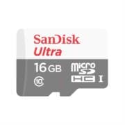Memoria Micro SD SanDisk Ultra 64GB Micro SDXC UHS-I Clase 10 C/Adaptador Color Gris Blanco SDSQUNR-064G-GN3MA
