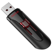 Memoria USB SanDisk Cruzer Glide 32GB USB-A 3.0 Negro Rojo
