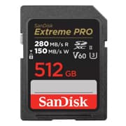 Tarjeta de Memoria SanDisk Extreme Pro Micro SDXC UHS-II de 512 GB C10 U3 V60 6K 4K UHD