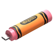 Memoria USB SanDisk Crayola Gen 3.2 Gen 1 Tipo C 256GB Color Mango Tango