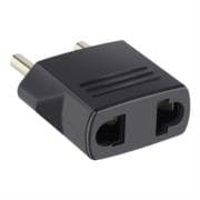 Adaptador Steren Americano a Europeo Color Negro