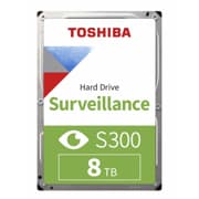 Disco Duro Interno Toshiba S300 Surveillance 8TB 3.5in 7200RPM SATA lll 6Gbit/s Cache 256MB para Videovigilancia