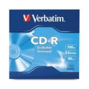 Disco VERBATIM CD-R  80min 700MB 52X Paquete C/50 Pzas
