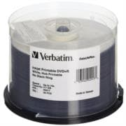 DVD+R VERBATIM 4.7GB 16X Blanco Imprimible C/50