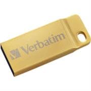 Memoria USB VERBATIM Metal Flash 32 GB - Oro