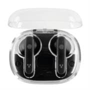 Audífonos Vorago ESB-401 TWS Bluetooth 5.3 Carga de 300 mAh Resistente al Agua Estuche Transparente Color Negro
