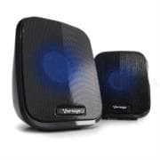 BOCINAS VORAGO SPK-107 USB PASIVAS PARA COMPUTADORA 2.0 NEGR
