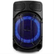 Bafle Vorago KSP-502 15" Bluetooth TWS Recargable Micrófono Alámbrico Color Negro