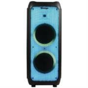 Bafle Vorago KSP-600 Doble 10 quot 2 80W RMS BT TWS Microfono Inalambrico USB TF RGB