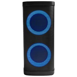 BAFLE VORAGO KSP-580 2x6.5 2x2.5 TWEEETER 40W RMS 3600mAh CIRCLE LED TWS MICROFONO USB / TF / AUX / BT