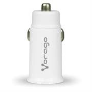 Cargador para Auto Vorago AU-305 Carga Rápida PD 20W USB-C/USB-A Color Blanco
