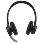 Diadema Vorago HSB-500 Bluetooth Micrófono Giratorio Color Negro