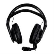 Diadema Game Factor HSG500 Micrófono Removible 3.5mm Ultraligera Color Negro