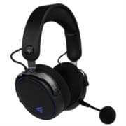 Diadema Game Factor HSB600 Gaming Inalámbrica RGB Triple Conectividad Micrófono Removible Surround 7.1 Color Negro