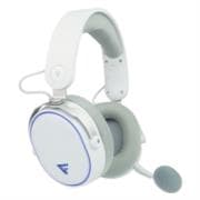 Diadema Game Factor HSB600 Gaming Inalámbrica RGB Triple Conectividad Micrófono Removible Surround 7.1 Color Blanco