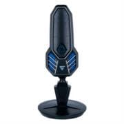 Micrófono Vorago Game Factor MCG800 Con Base Giratoria USB Tipo-C Color Negro