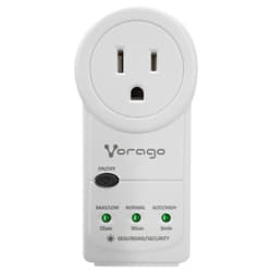 Protector de Voltaje Vorago AVR-300 RJ45/RJ11 Portatil 1800W Electrodomesticos Blanco