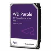 Disco Duro Interno Western Digital Purple 4TB 3.5" 5400RPM SATA lll 5400RPM Caché 256Mbs 1-8 Bahías para Videovigilancia