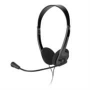 Audifonos Estéreo XTech XTS-220 Cable 1.8m Conexión Jack 3.5mm con Micrófono Ajustable y Liviano Negro