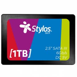 SSD Stylos 1TB 2.5" 460MB/s Escritura 510 MB/s Lectura SATA III