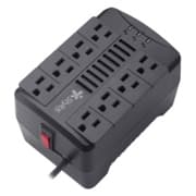Regulador de Voltaje Stylos RE480 1000VA 480W 8 contactos NEMA negro