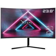 Monitor Xzela 23.8" Curvo FHD VA 100Hz 5ms VGA HDMI Vesa 100x100mm Negro