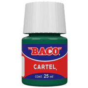 Pintura Cartel Baco 63 Verde Esmeralda 25ml