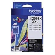 Tóner Brother LC209BK Rendimiento 2400 Páginas MFCJ5720DW/MFCJ5620D Color Negro