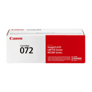 Cartucho de tóner Canon 072 Negro de 1400 Pag para LBP172 / MF289 / MF284